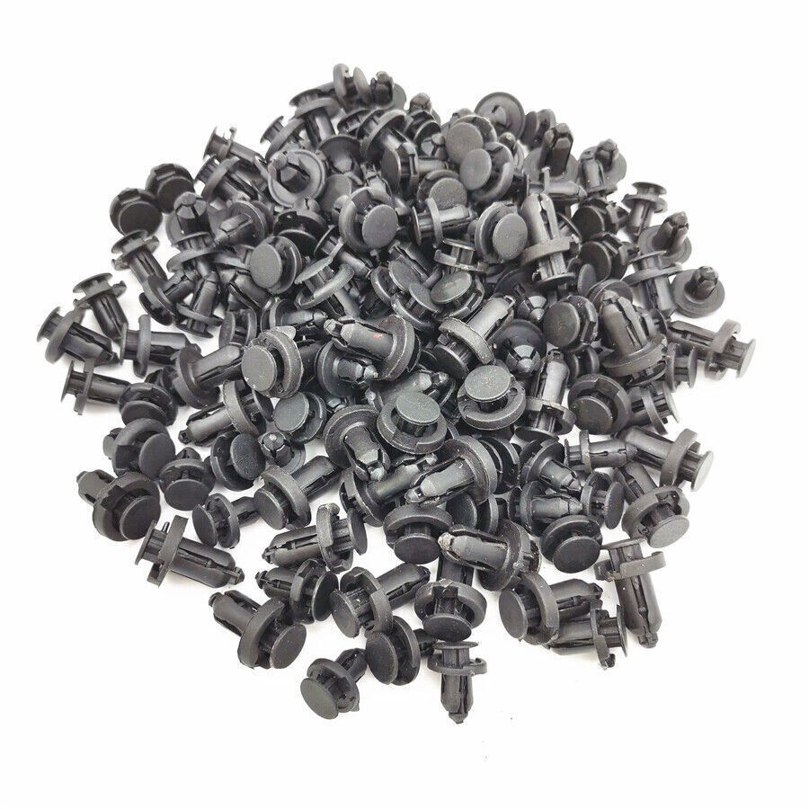 Universal Auto Bumpers Plastic Fasteners Snap Push Screw Rivet Panel Fixings