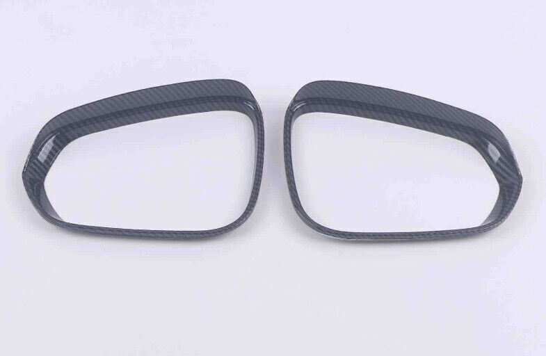 2PCS Carbon Fiber Rear View Mirror Frame Cover Trim For Lexus NX 250 350h 22-24