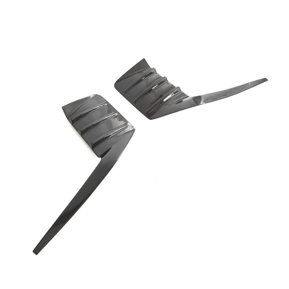 For BMW M2 G87 2022-2024 Real Carbon Rear Bumper Side Vent C Blade Trim Canards
