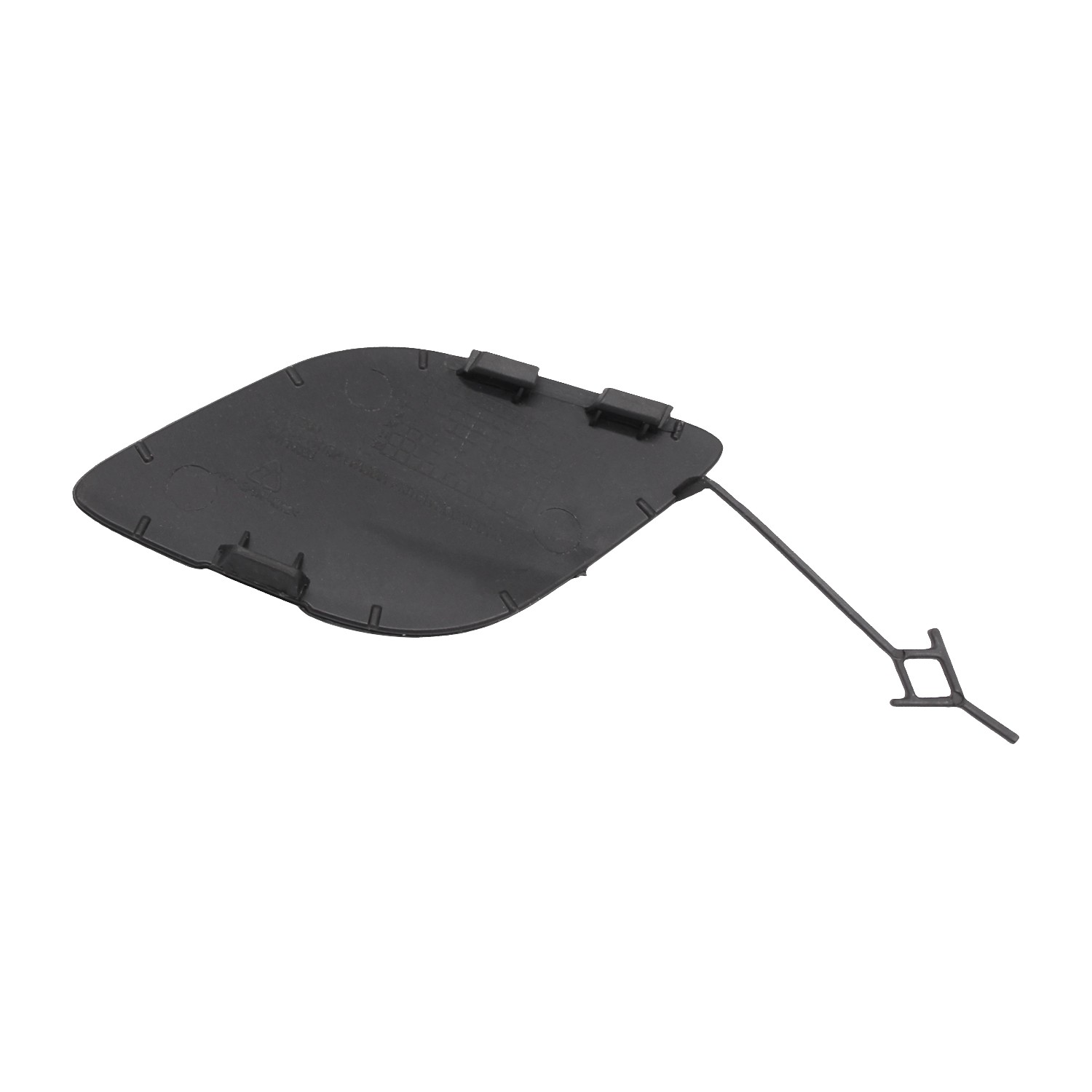 Front Tow Hook Cover for 2017-2022 Buick Encore Made of Pp Plastic Black 4253690