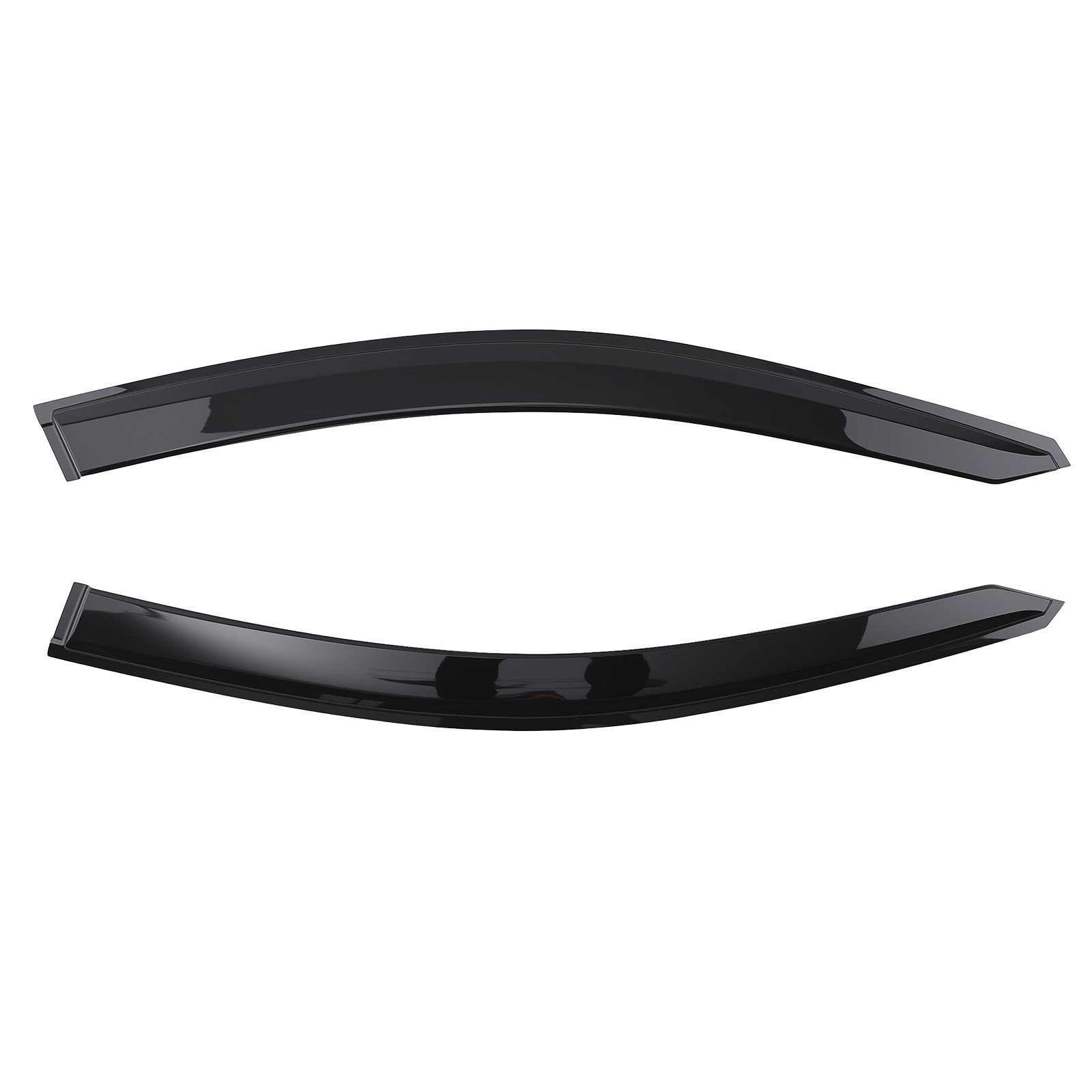 Wind Deflectors for Subaru Impreza/WRX 2012-2021 Acrylic Plastic 4Pcs Black