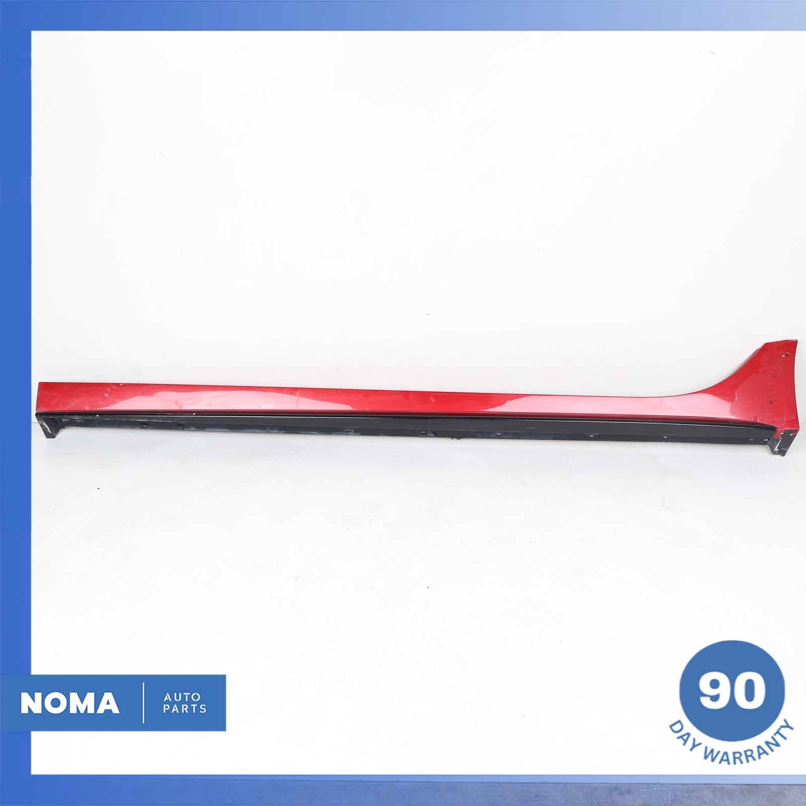 17-20 Jaguar X760 XE Left Driver Side Skirt Rocker Molding Panel Red OEM