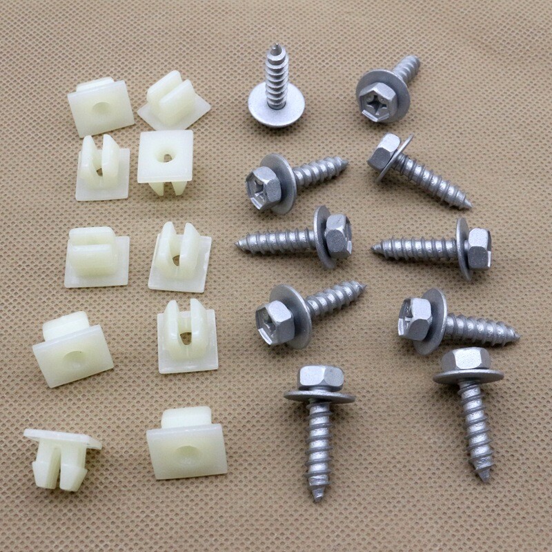 20 Bumper Fender Screw Nut Grommet Kit For Toyota Lexus 90189-06193, 90159-60488