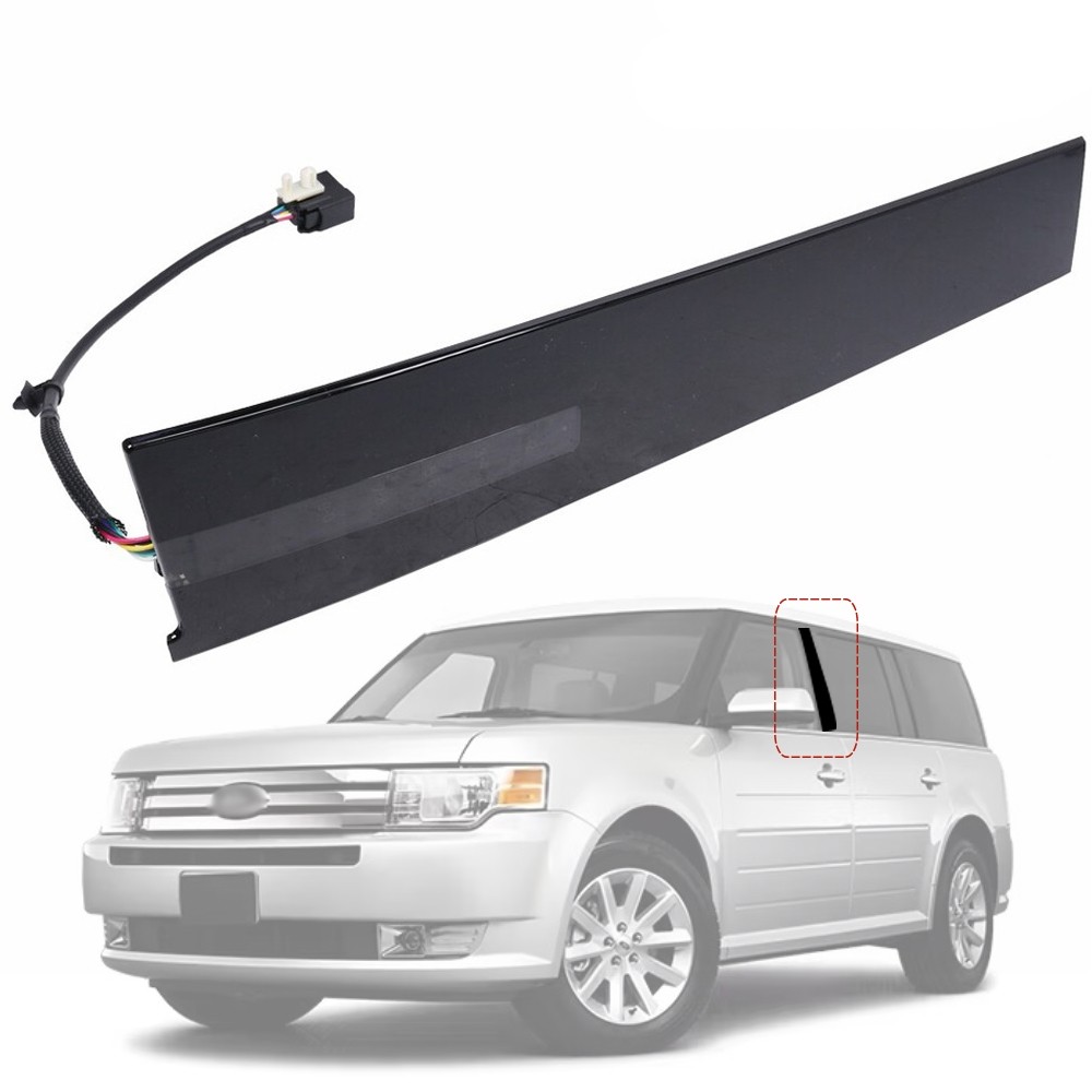 Black Driver Door Entry Keypad Pillar Trim For Ford Flex 10-19 BA8Z-7420555-AC