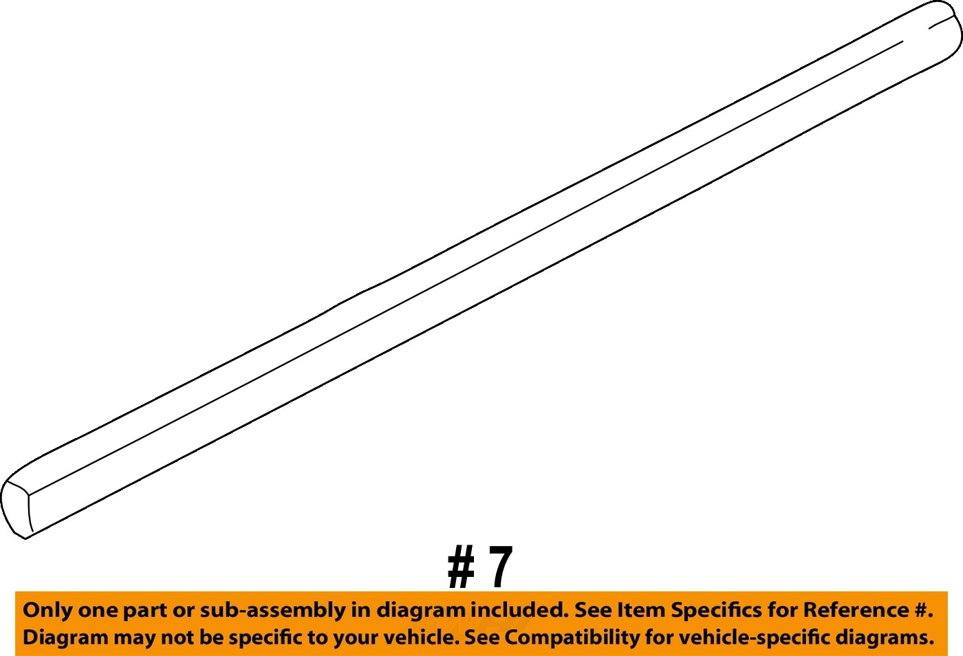 CHRYSLER OEM 98-02 Durango Rear Door Exterior Trim-Side Molding 5FX96TZZAA