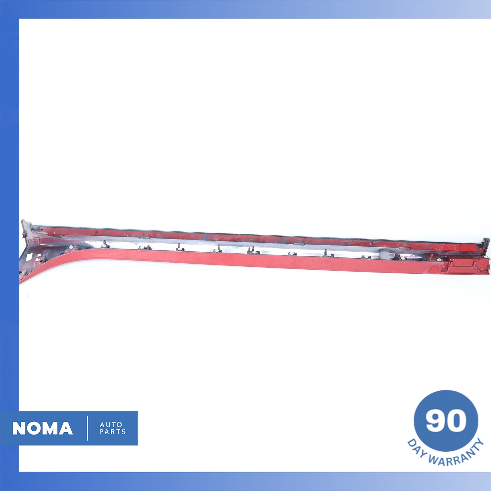 17-20 Jaguar X760 XE Sport Right Side Skirt Rocker Molding Panel Red OEM