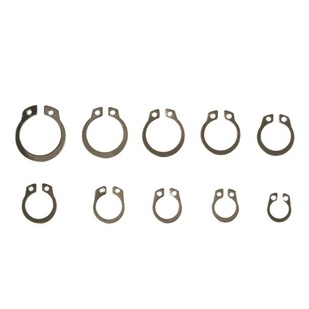 1set- 304 Stainless Steel* External Circlip Retaining Ring Assortment 8-18mm Set