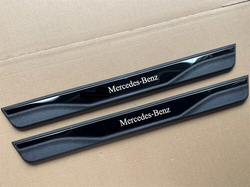 For Mercedes-Benz Accessories Car Door Scuff Sill Cover Panel Step Portector X4