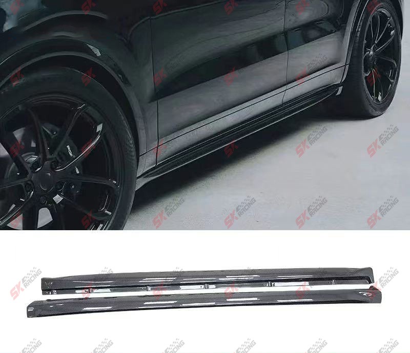 For Porsche Cayenne Coupe 24-26 Carbon Fiber Front Lip Rear Diffuser Body Kits