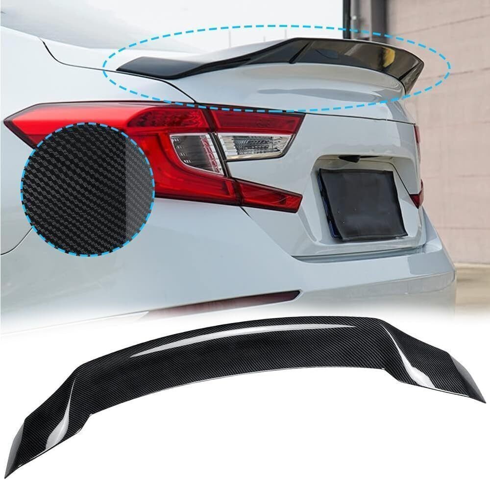 WheelX Duckbill Trunk Spoiler For 2018-2022 HONDA ACCORD JDM Style Carbon Fiber