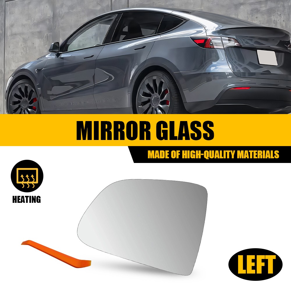 Driver Left Side Mirror Glass Heated Fits Tesla Model Y 2020-2025 149562400A New