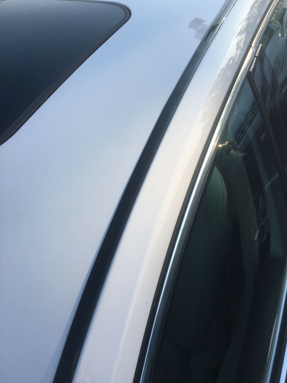 FOR MERCURY BLACK 2PC ROOF TOP TRIM DRIP MOLDINGS COVERS SET 5 YEAR WARRANTY