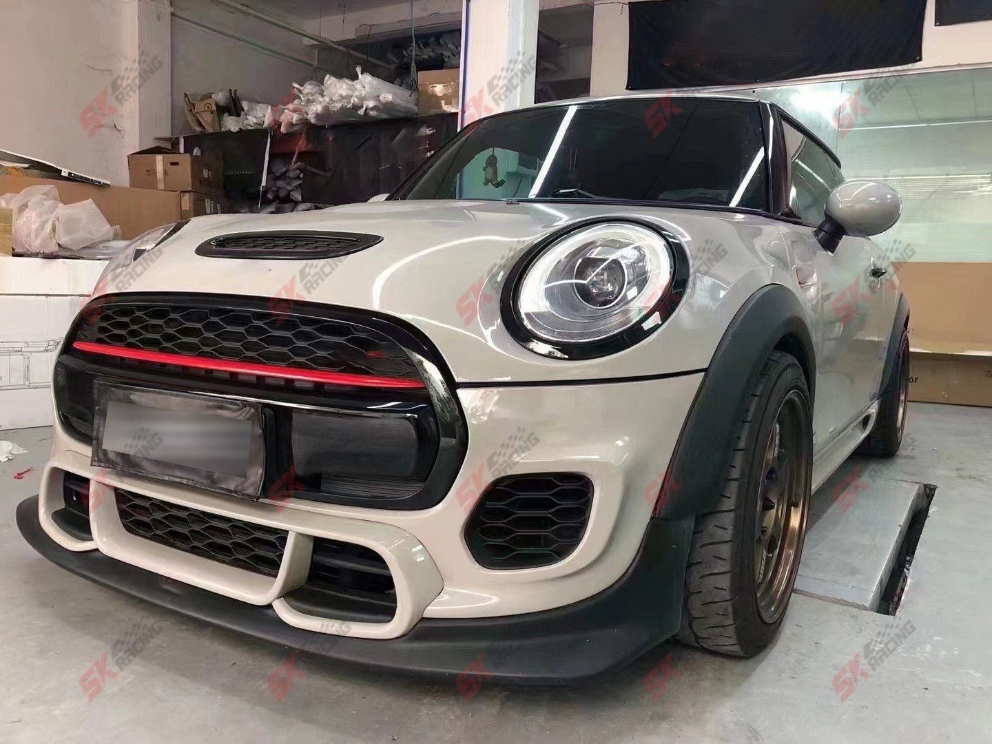 Carbon Fiber/Unpainted Side Fender Flare Wheel Arch Cover Fits Mini Cooper F56