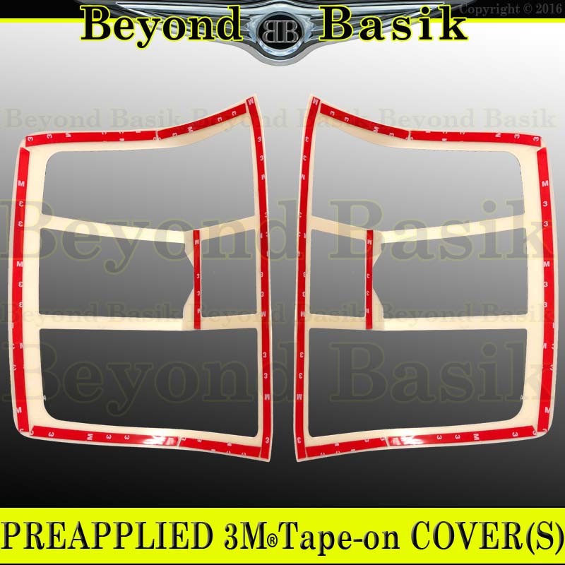 2014-2018 CHEVY SILVERADO 1500 2500 Tail Light Trim Bezel Covers UNFINISHED