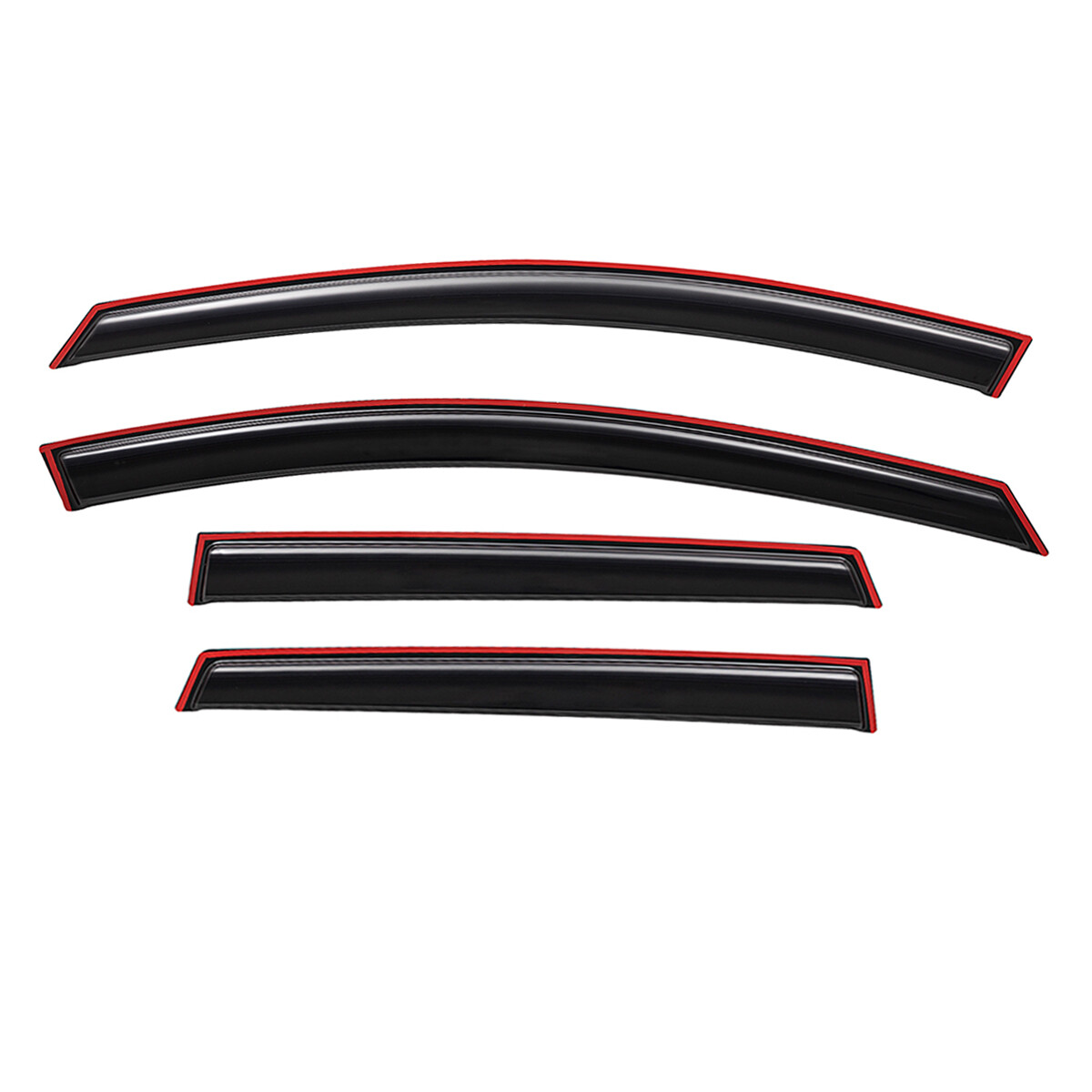 In-channel Window Vent Visor Rain Guard Deflector for 2009-2017 Chevy Traverse