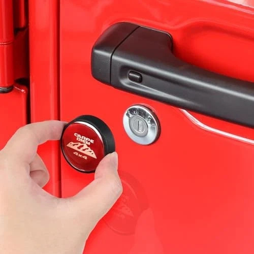 3Pcs Magnetic Keyhole Covers for 2018-2025 Jeep Wrangler JL & Gladiator JT