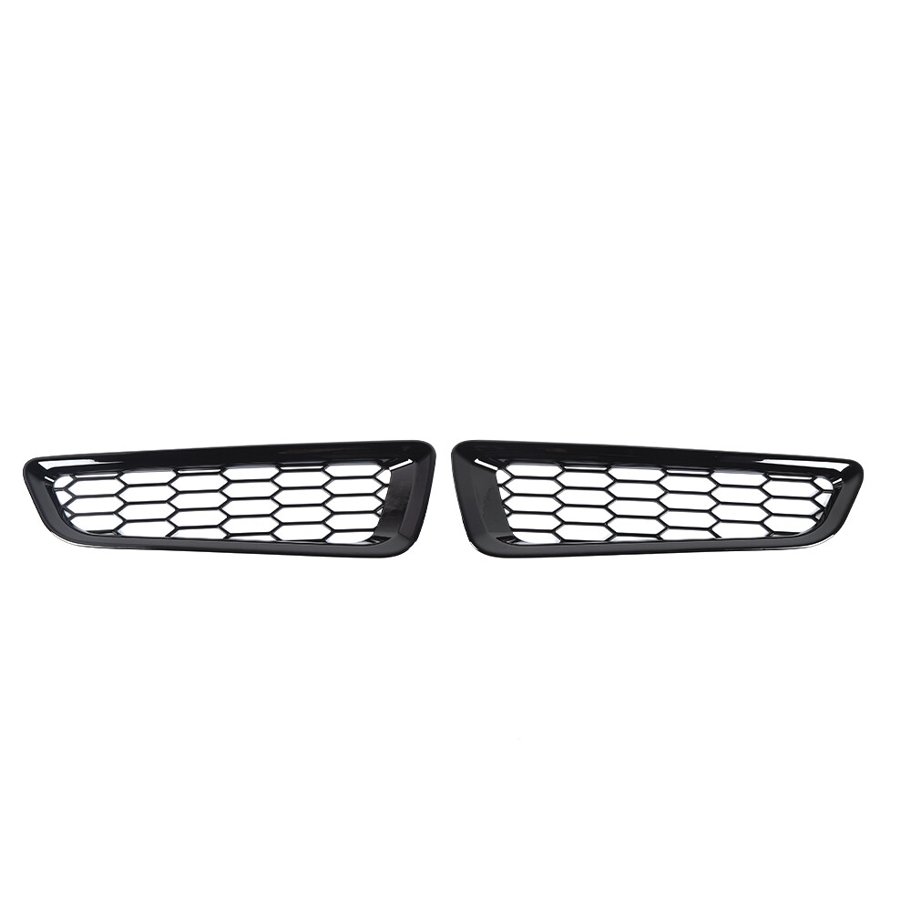 Front Bumper Fog Light Honeycomb Bezel Trim For Ford F150 Raptor 2017-2020 Black
