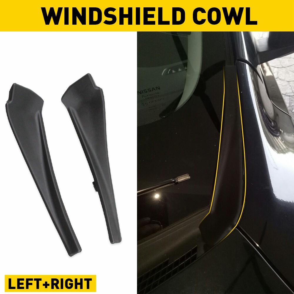 Pair Front Windshield Wiper Cowl Trim Replacement For Nissan Rogue 2014-2020 L+R