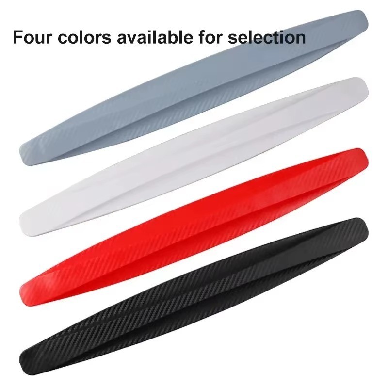 2PCS Car Bumper Protector Strip Corner Guard Anti Scratch Auto Accessory