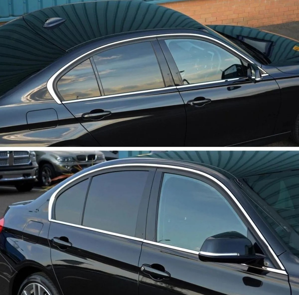 Window Frame Trim Chrome Cover Full Set For F30 3 Series 2012-2018 8 PCS S.Steel