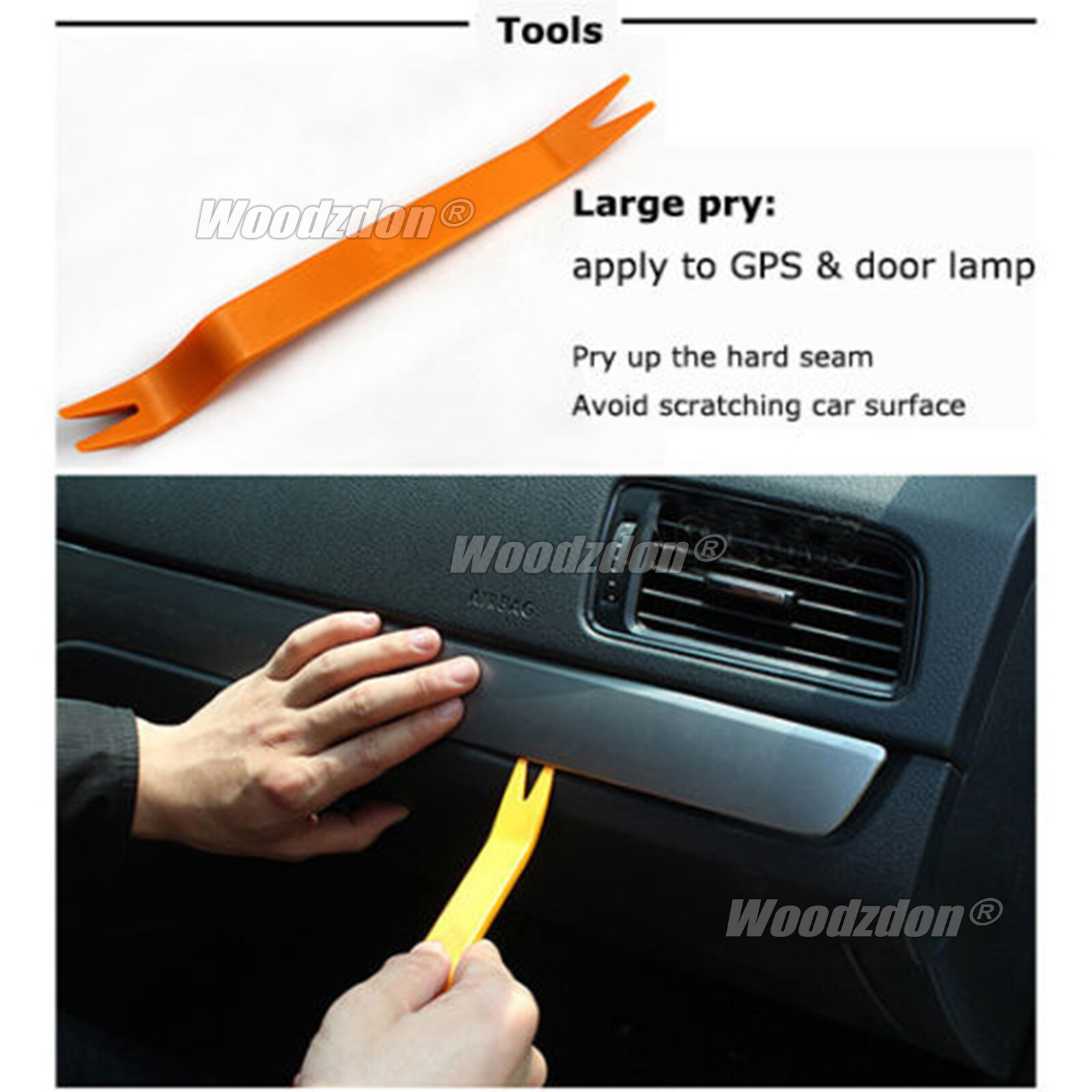 12pcs Pry Tools Center Console DVD Dash Panel Audio Radio Fastener Clip Removal