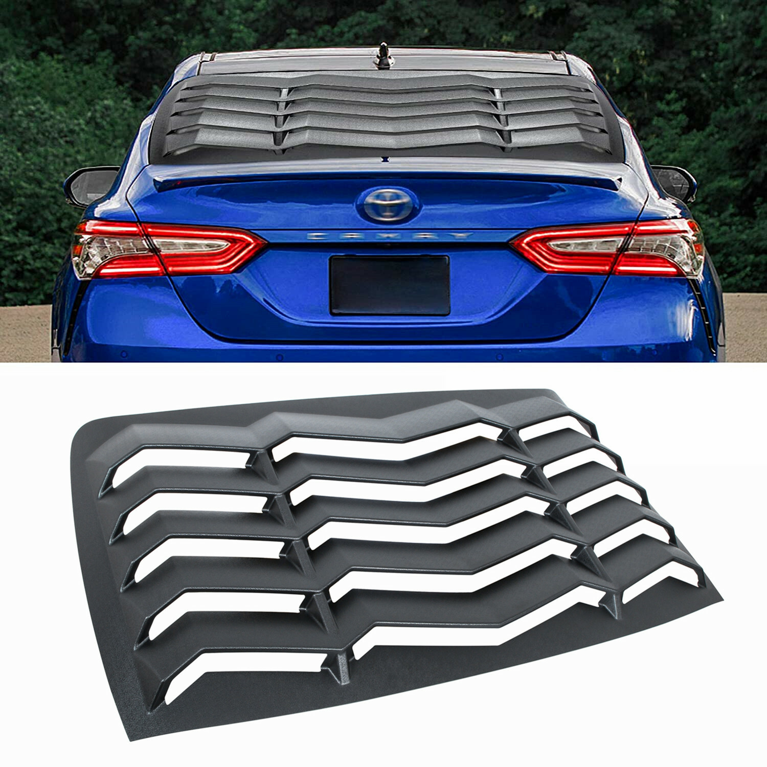 Rear Window Louver Windshield Cover for 2018-2021 Toyota Camry in GT Lambo Style