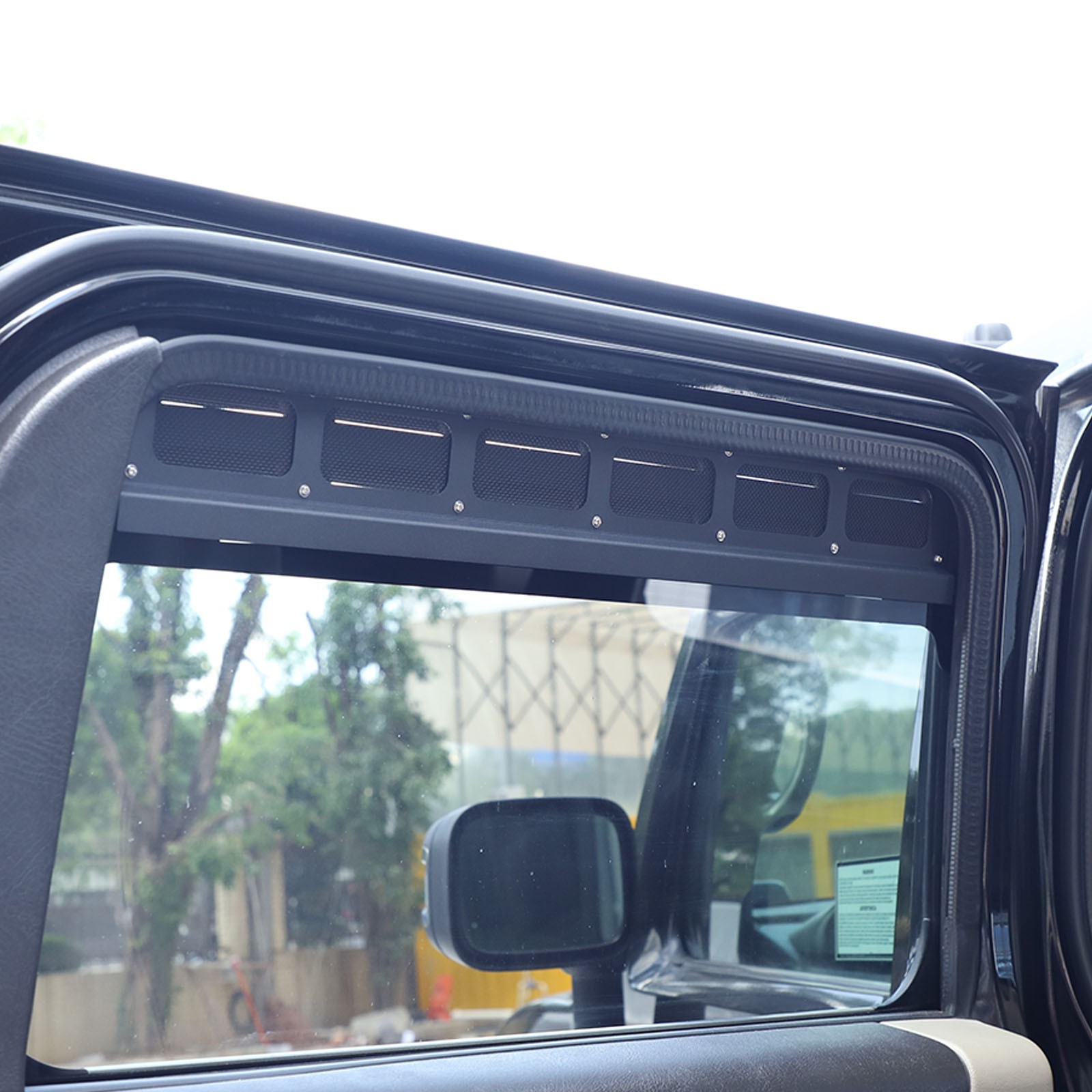 Rear Door Window Louver Air Vent Panel Trim For Hummer H2 2003-2009 Accessories