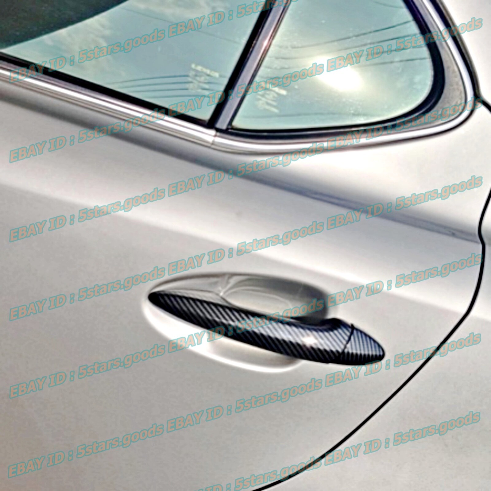 10P For 09-13 Lexus IS250/350/F Carbon Fiber Side Mirror Door Handle Cover Trim