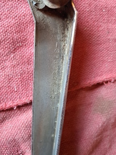 1955-56 Chevy Belair V Trunk Emblem P 3733685