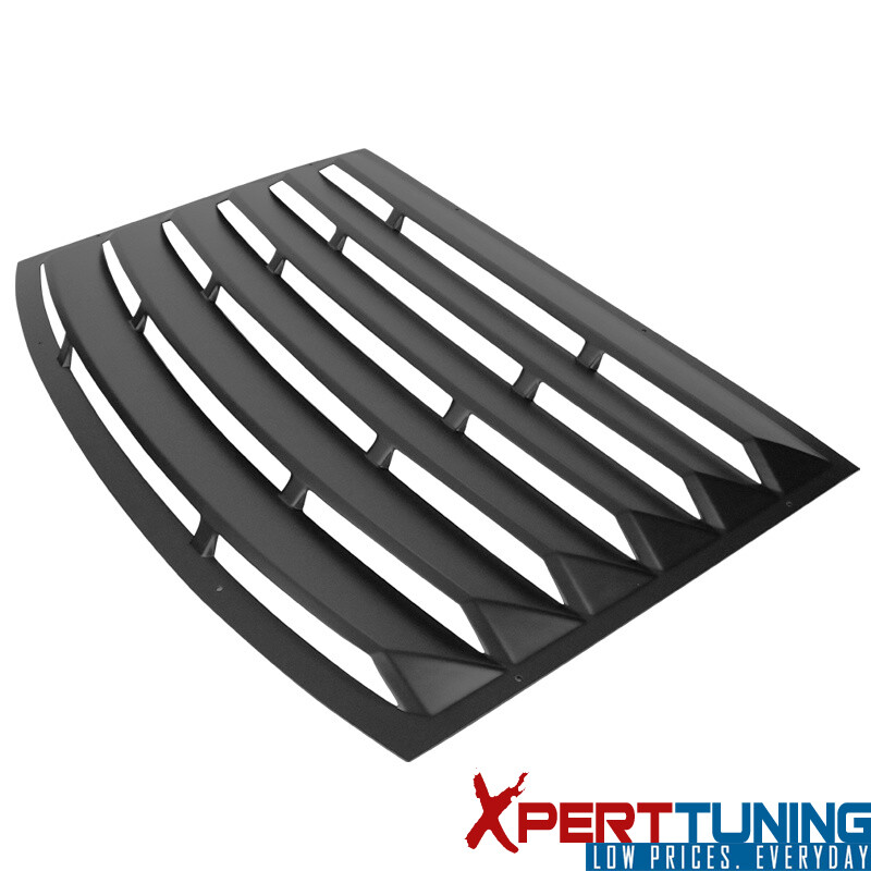Fits 10-15 Camaro Rear Window Louver Unpainted Sun Shade Cover Guard ABS