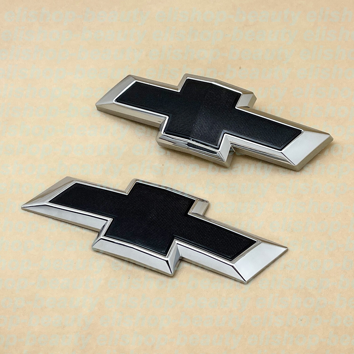 Front Rear Chrome Black Bowtie Emblem Kit Fit 2018-2023 Chevrolet Equinox OEM