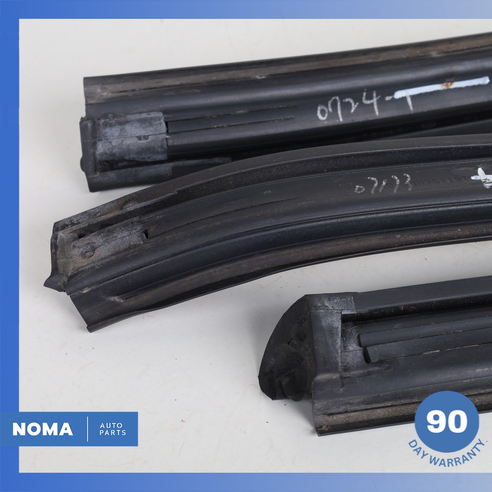 97-06 Jaguar X100 XK8 XKR Convertible Top Roof Left Molding Rubber Seal Set OEM