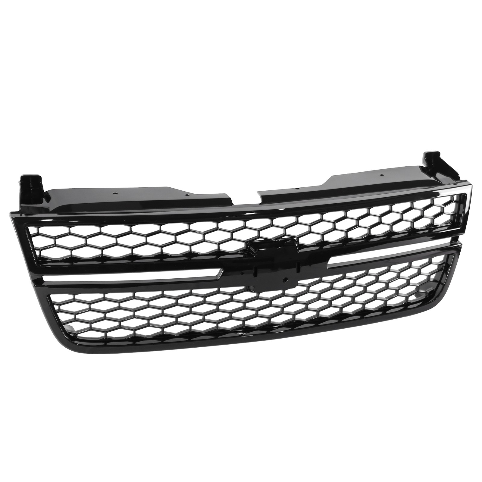 Front Grille Assembly Gloss Black For 2003-2007 Chevrolet Silverado 1500 2500
