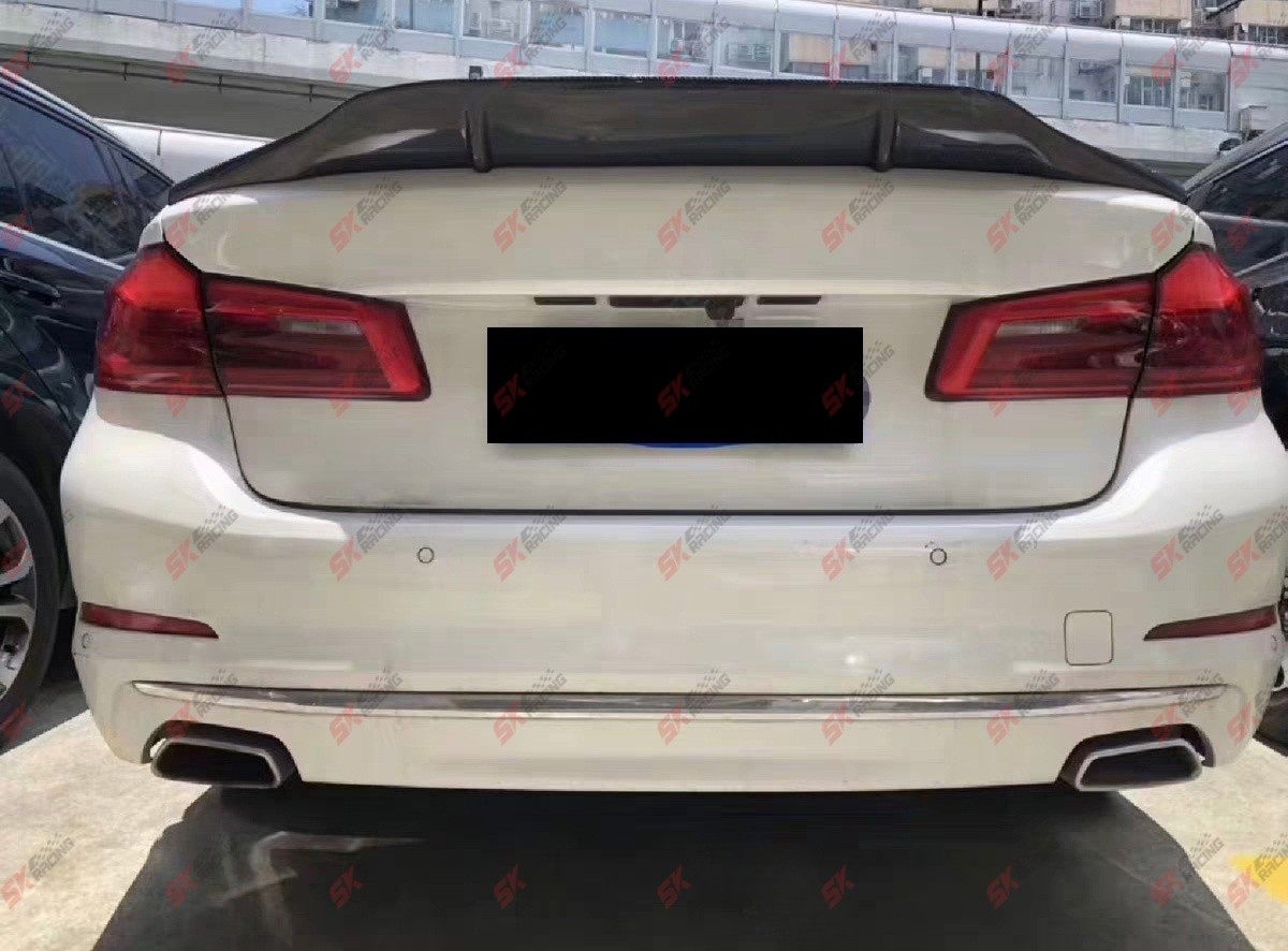 Fits For BMW 5 Series G30 M5 F90 18-23 Carbon Fiber/FRP Rear Trunk Spoiler Wing