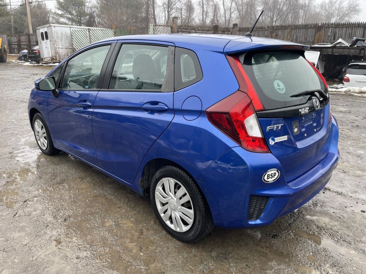 2015-2020 HONDA FIT LEFT ROCKER W/POST BLUE PC:B593M 1.5L MT FWD 122K -LX- 61871