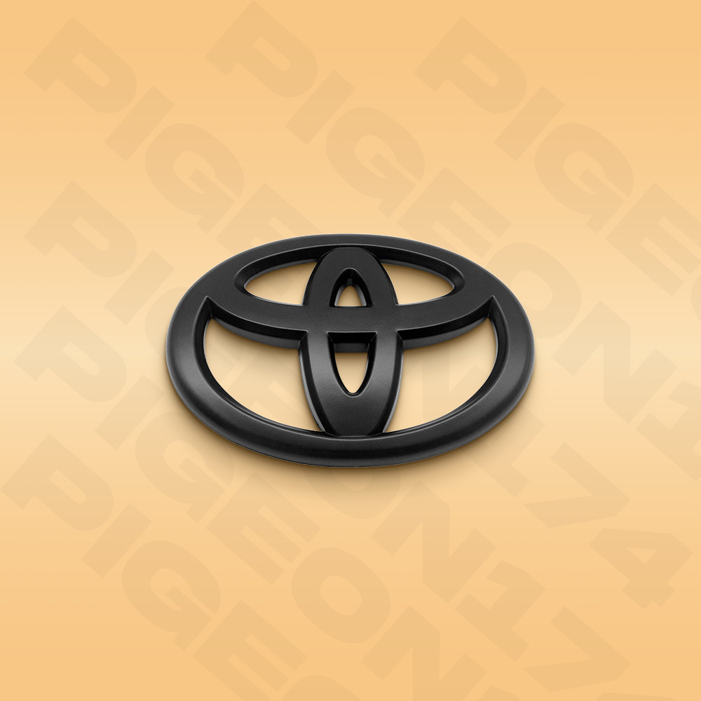 1pcs For 2012-2018 Corolla 3D Matte Blackout Rear Badges Tailgate Emblem Overlay