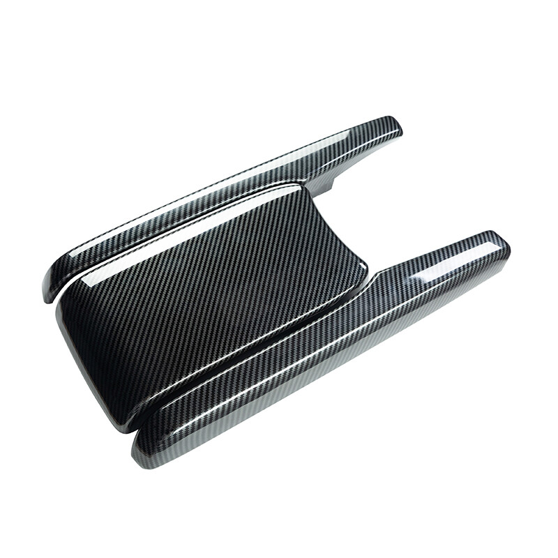 Carbon Fiber Style Central Armrest Box Panel Fit For Honda Civic 2016-2021