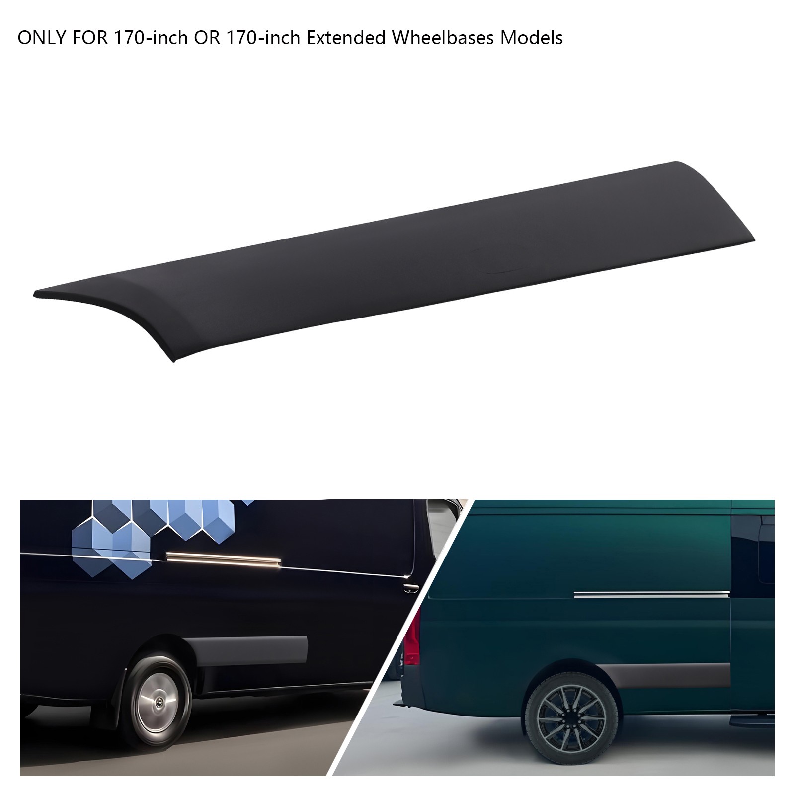 Right Rear Trim Molding Cover for 2019-2024 Mercedes Sprinter W907 170″ Models