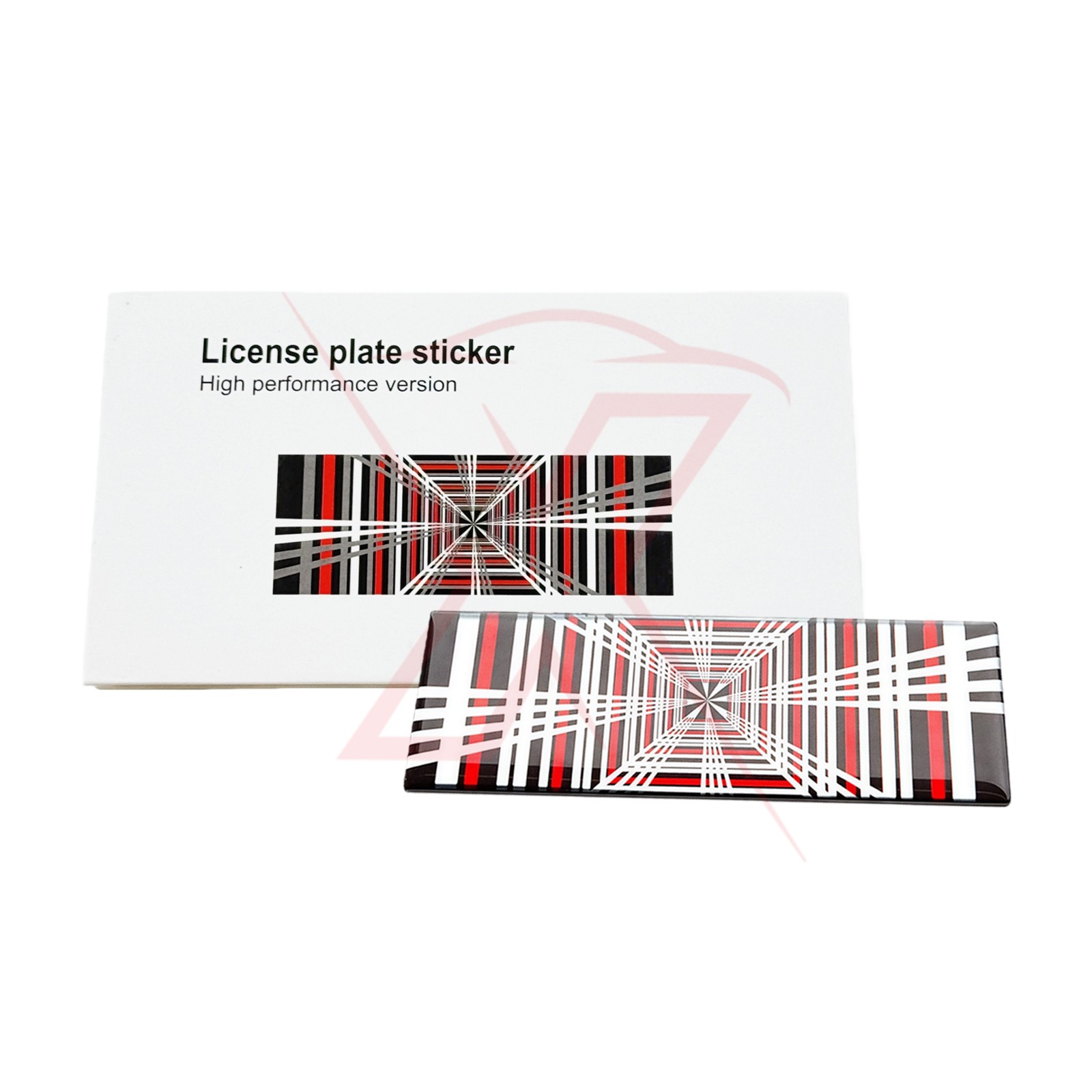 Plaid Graphic Badge Nameplate Emblem 3D Logo Sticker For Tesla Model 3 Y S X