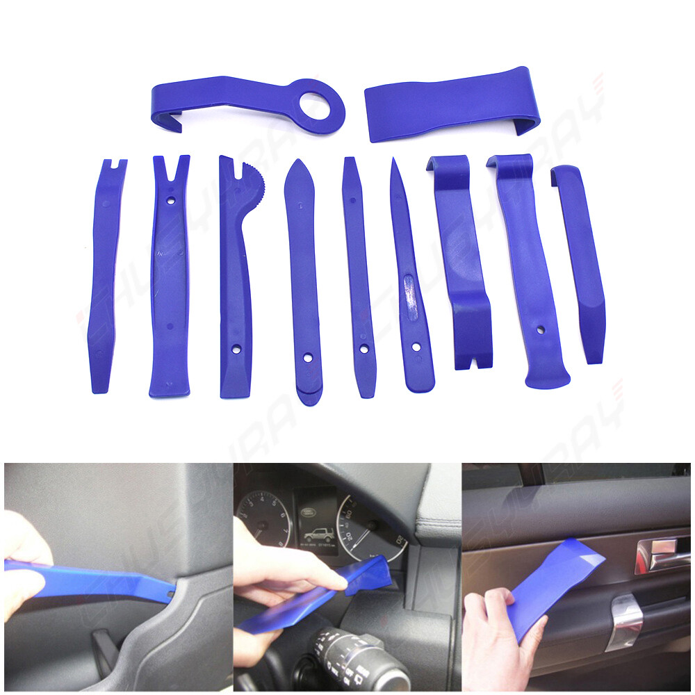 11Pcs Plastic Universal Panel Removal Open Pry Car Accessories Tools Trim Kit