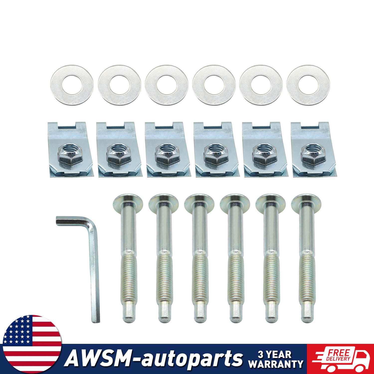 Truck Bed Mounting Hardware Bolts Kit Set For Ford Ranger Brand 1983-2011 New