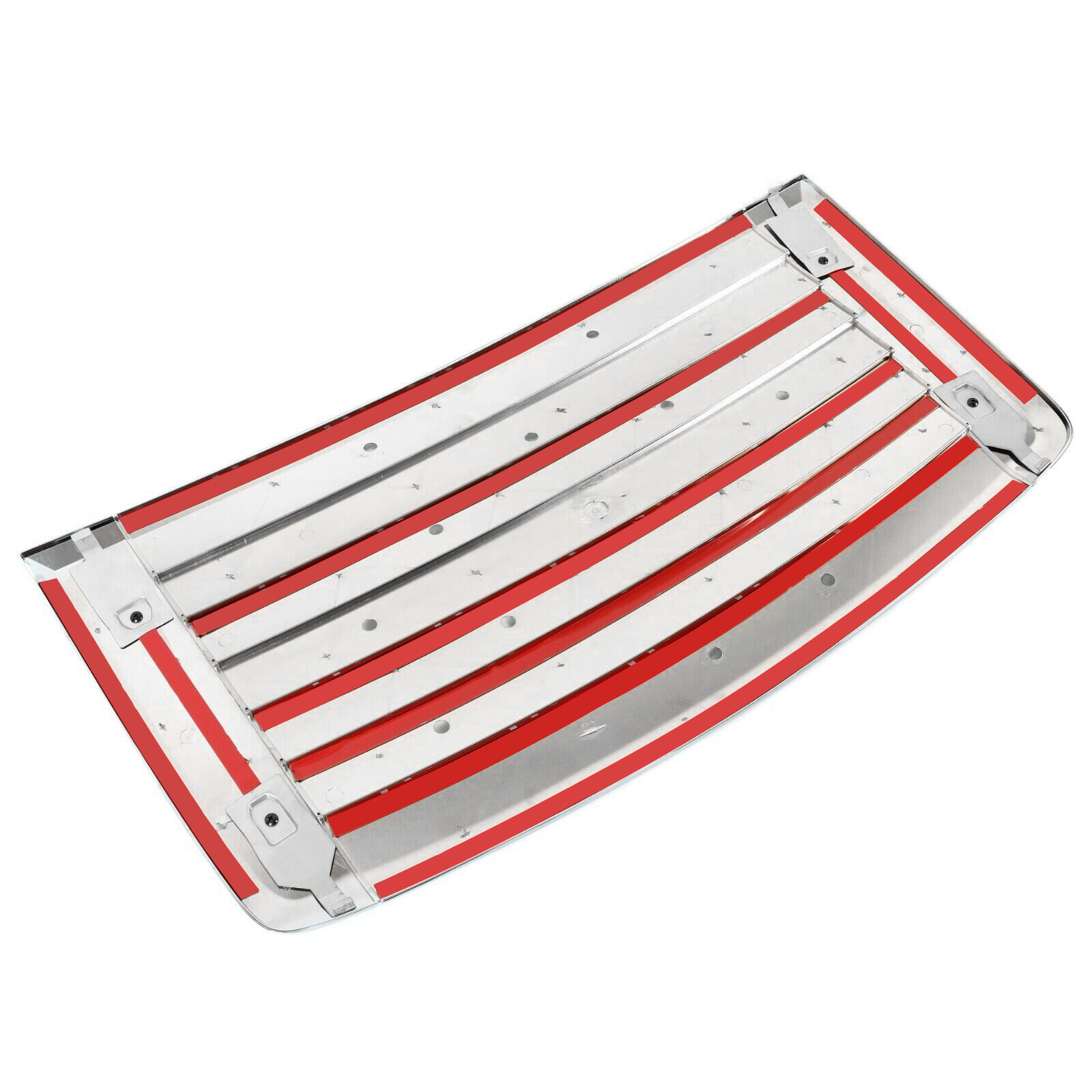Louver Hood Air Deck Vent Grille Panel W/ Handle Cover Trim For 06-10 Hummer H3