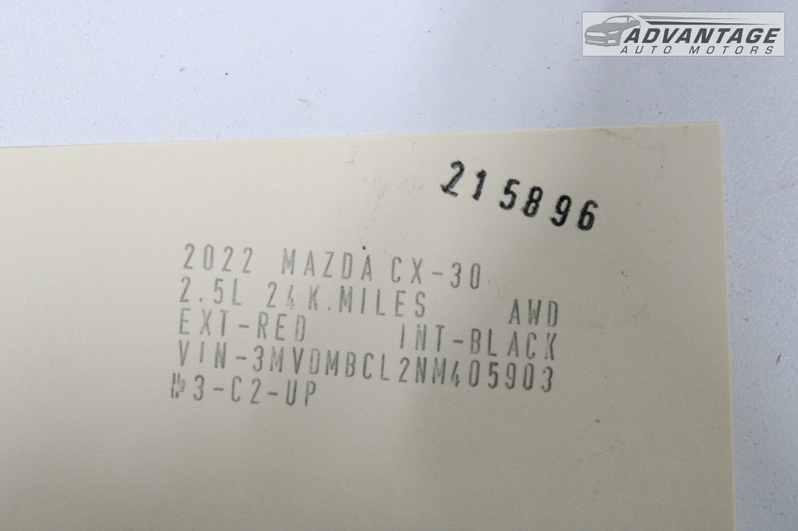 2020-2023 MAZDA CX-30 COWL PANEL CROSS MEMBER CROSSMEMBER BRACE OEM