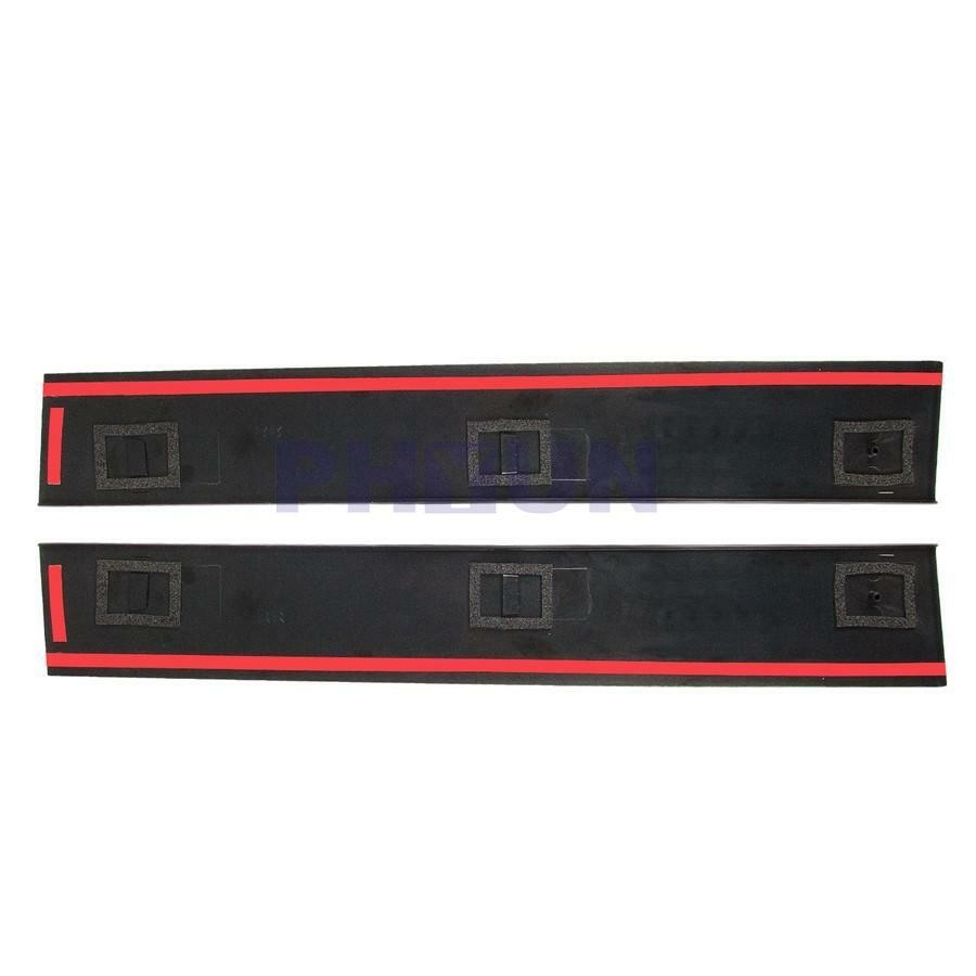Pair Black Front B Pillar Post Moulding Cover Trim Caps For Chrysler Town 08-16