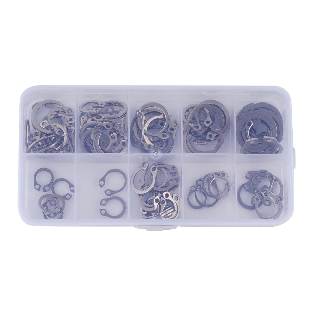 1set- 304 Stainless Steel* External Circlip Retaining Ring Assortment 8-18mm Set
