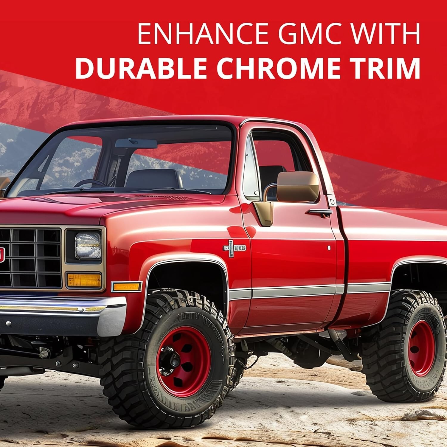ALL-FIT Replacement Side Molding Trim Square Body Style 1973-87 Chevy/GMC Truck