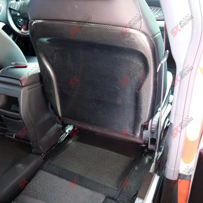 Dry Carbon Fiber Seat Back Covers Bodykit For Mercedes Benz CLA200 250 CLA45AMG