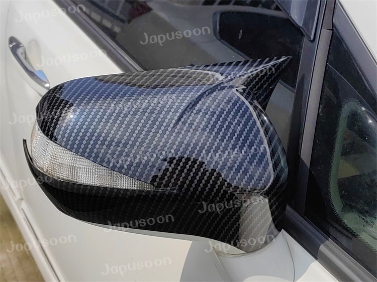 for Honda Civic 2016-2020 Peel Stick Carbon Fiber Mirror Trim With Signal Hole