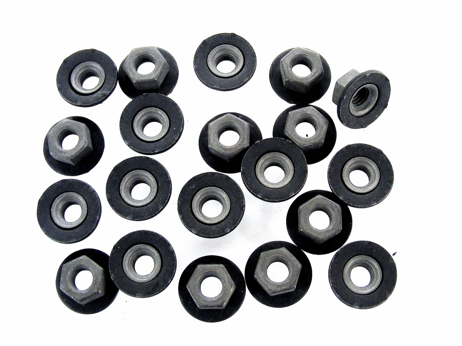 Mopar Nuts- M6-1.0 Thread- 10mm Hex- 16mm Spinning Washer- 20 nuts- #191