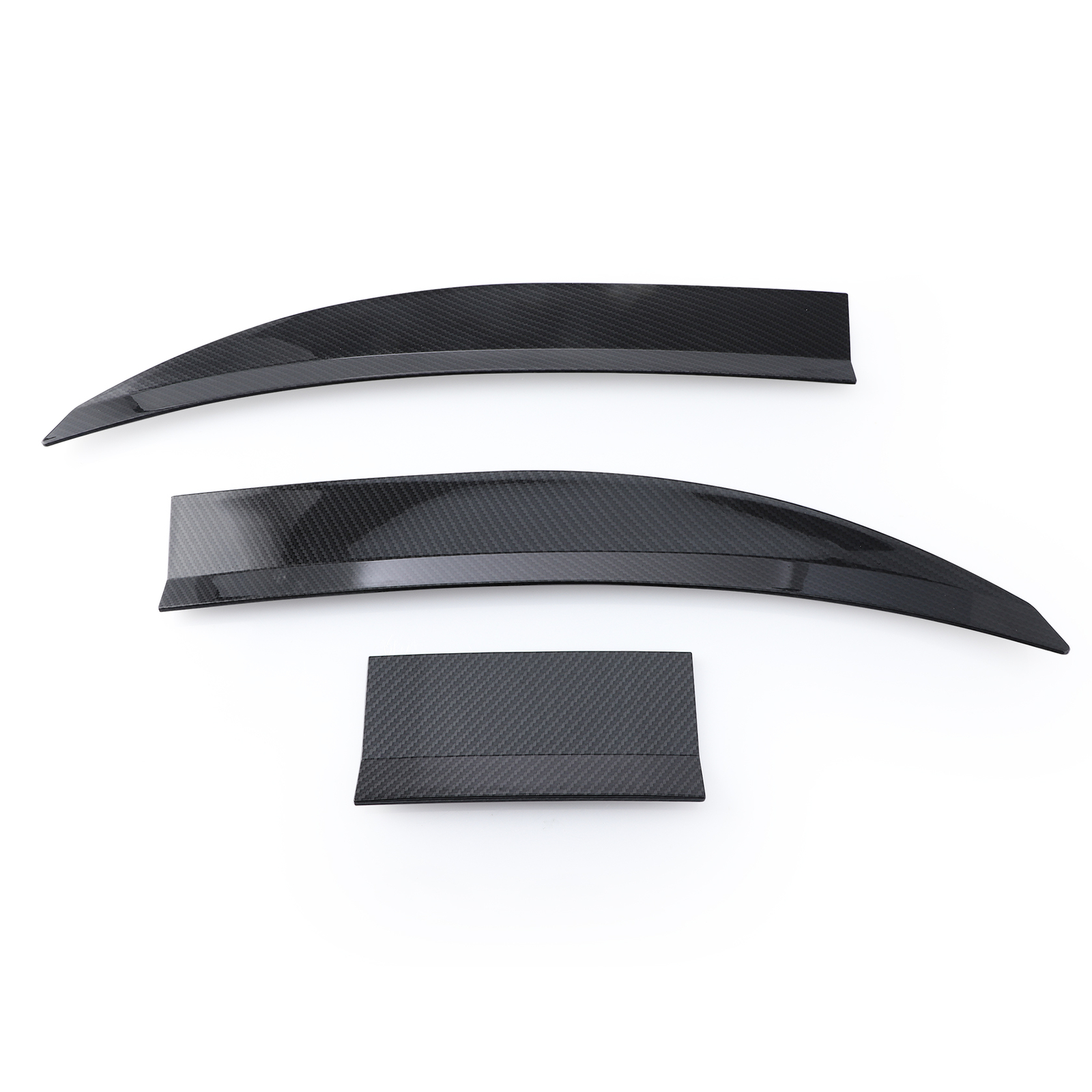 Carbon Fiber Adjustable Rear Trunk Spoiler Lip Roof Tail Wing For Car Sedan